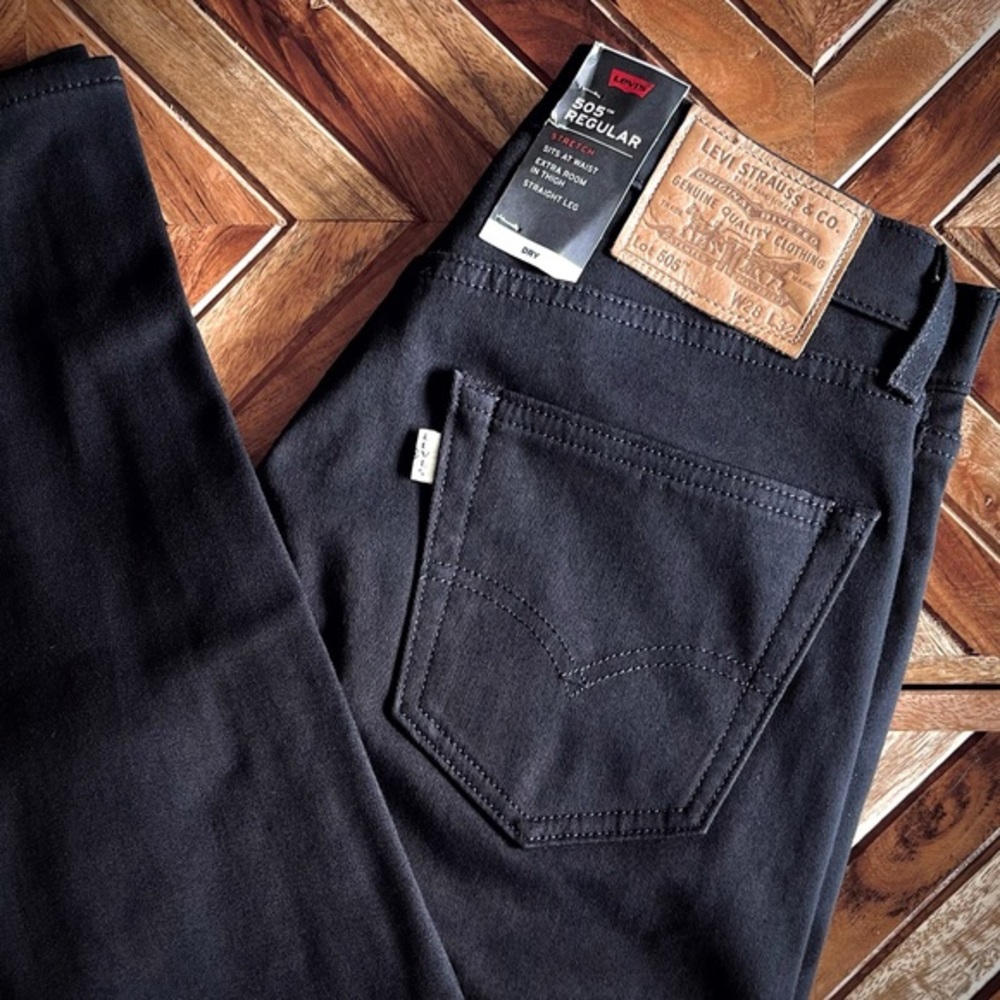 Levi’s 505 Premium Straight Fit Black 1625
